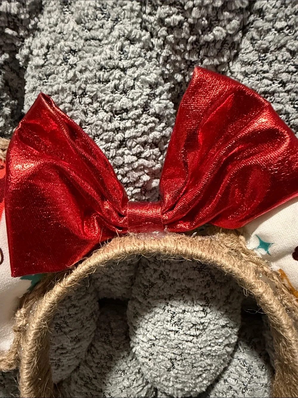 Toy Story  Themed Minnie Ears Headband with Red Bow